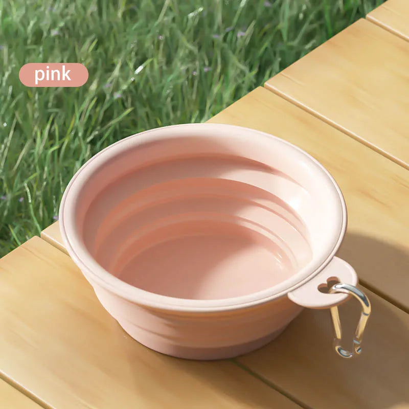 Foldable Silicone Dog Bowl