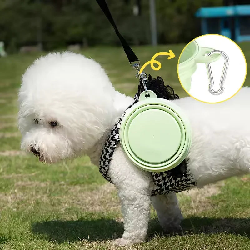 Foldable Silicone Dog Bowl