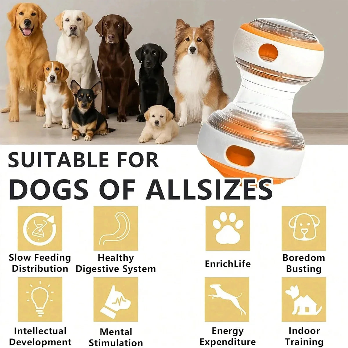 Interactive Dog Treat Dispenser