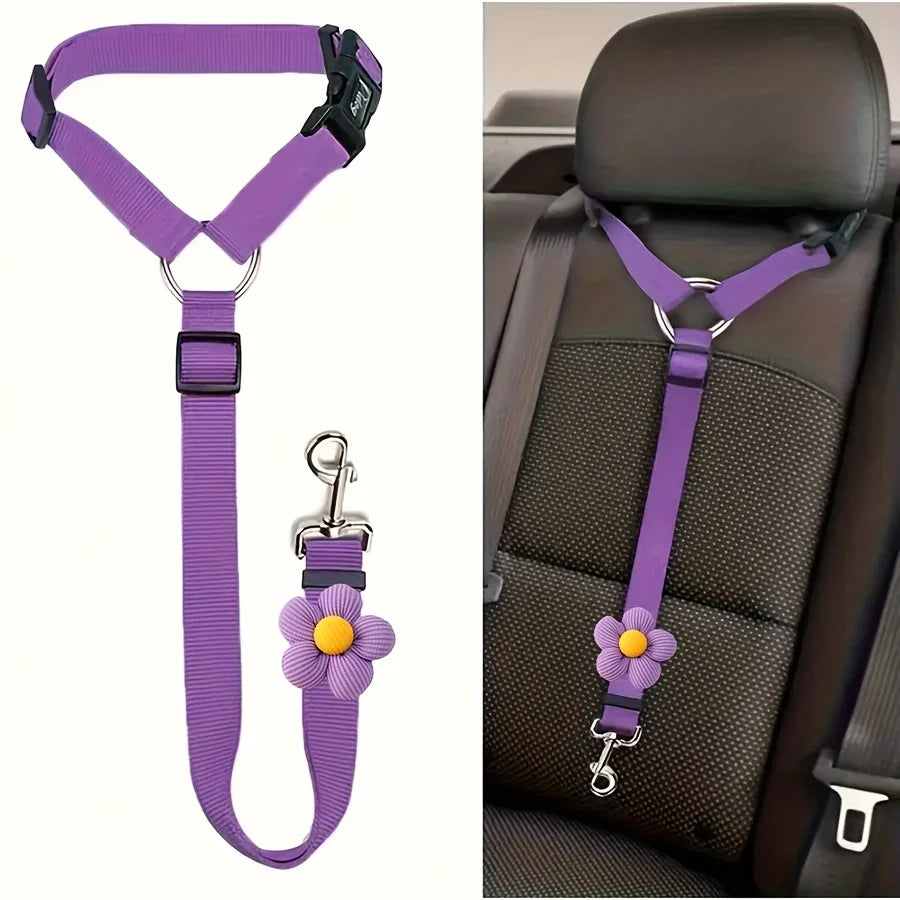 Dog Seat Belt for Vehicle Secure