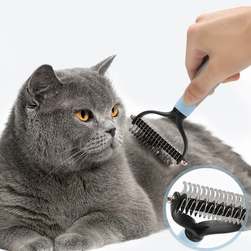 Double-Sided Pet Grooming Brush