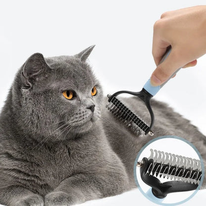 Double-Sided Pet Grooming Brush