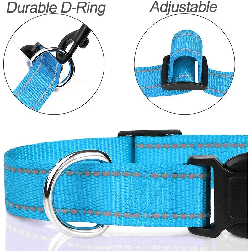 Reflective Dog Collar Strap