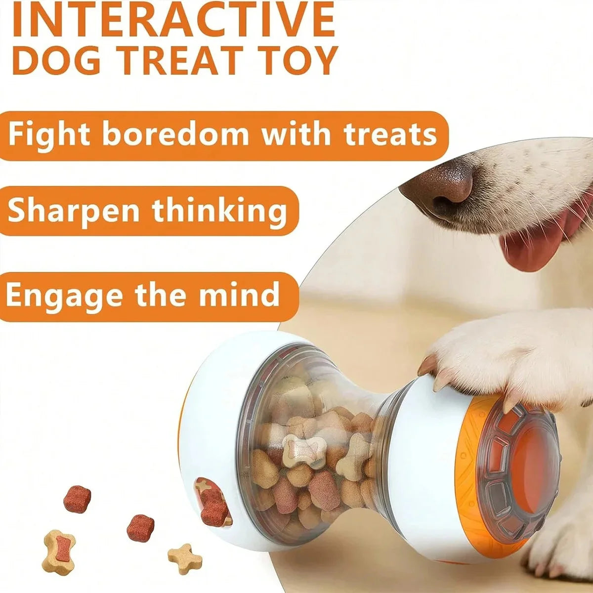 Interactive Dog Treat Dispenser