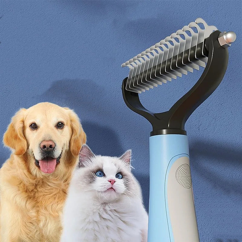 Double-Sided Pet Grooming Brush