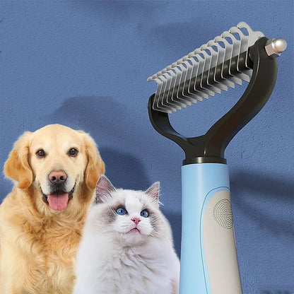 Double-Sided Pet Grooming Brush
