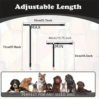 Dog Seat Belt for Vehicle Secure