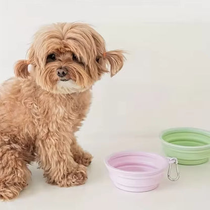Foldable Silicone Dog Bowl