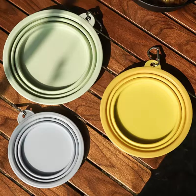 Foldable Silicone Dog Bowl