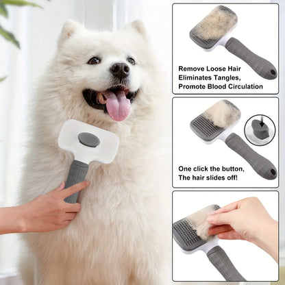 Self-cleaning Pet Hair Comb