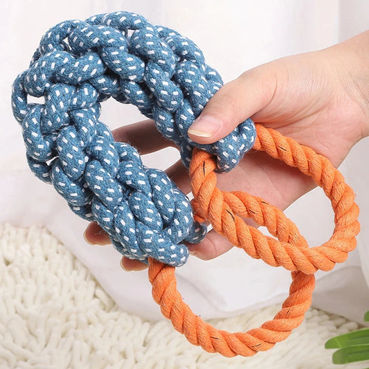 Double-Ring Dog Rope Toy