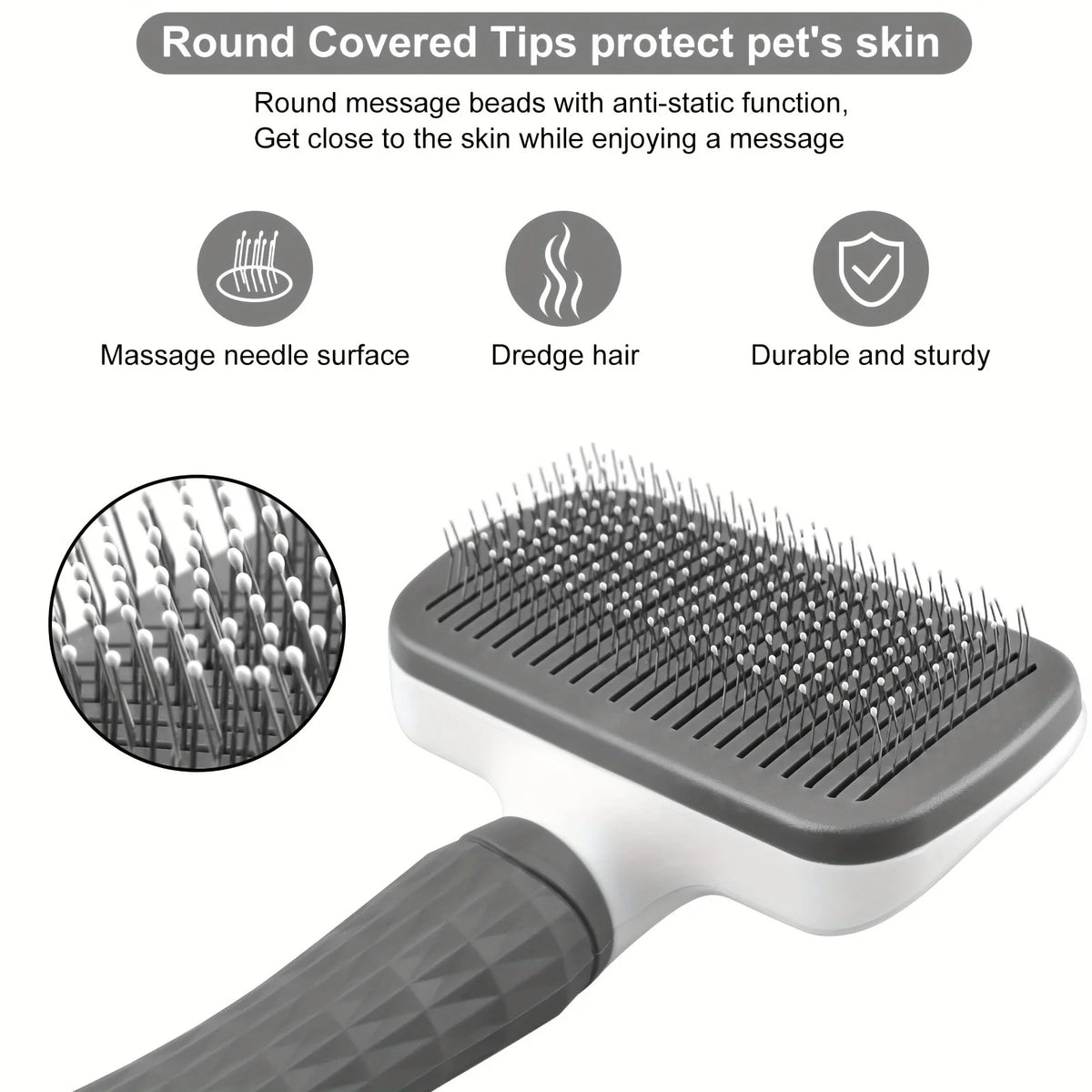 Self-cleaning Pet Hair Comb