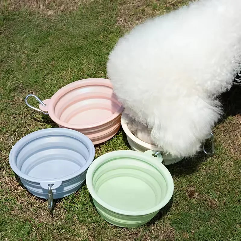 Foldable Silicone Dog Bowl