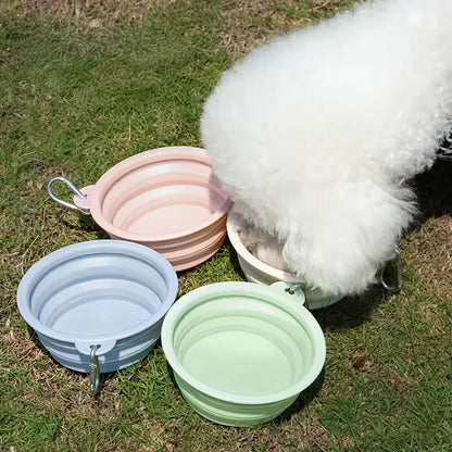 Foldable Silicone Dog Bowl