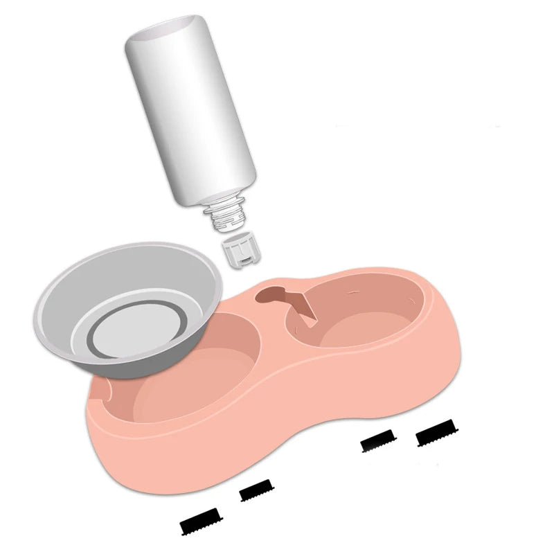 2-1 Pet Feeder & Water Dispenser