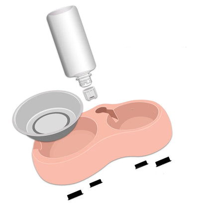 2-1 Pet Feeder & Water Dispenser