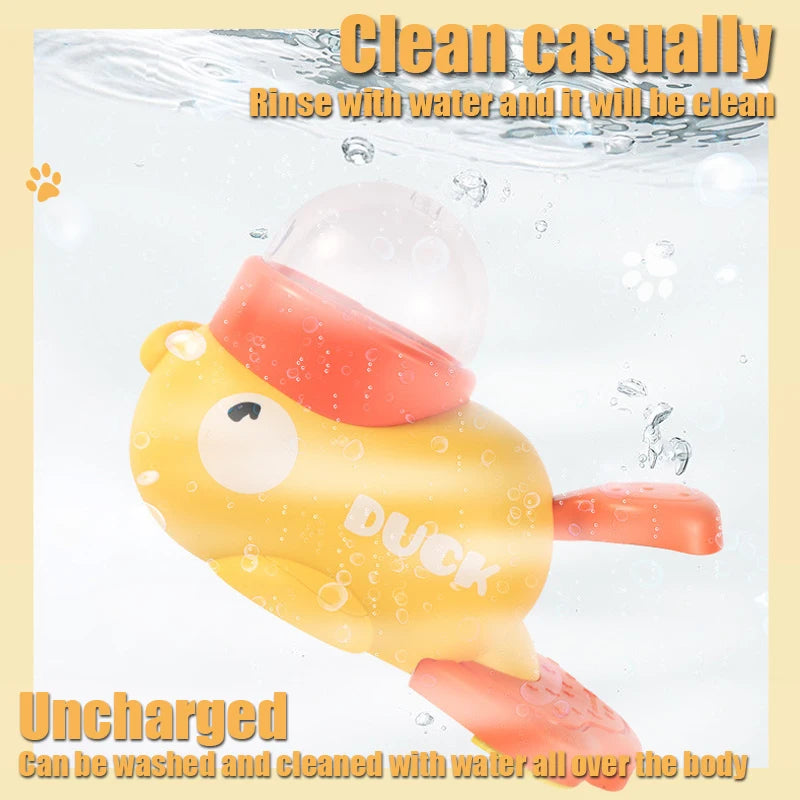 Yellow Duck Pet Feeder