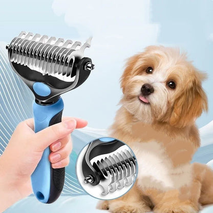 Double-Sided Pet Grooming Brush