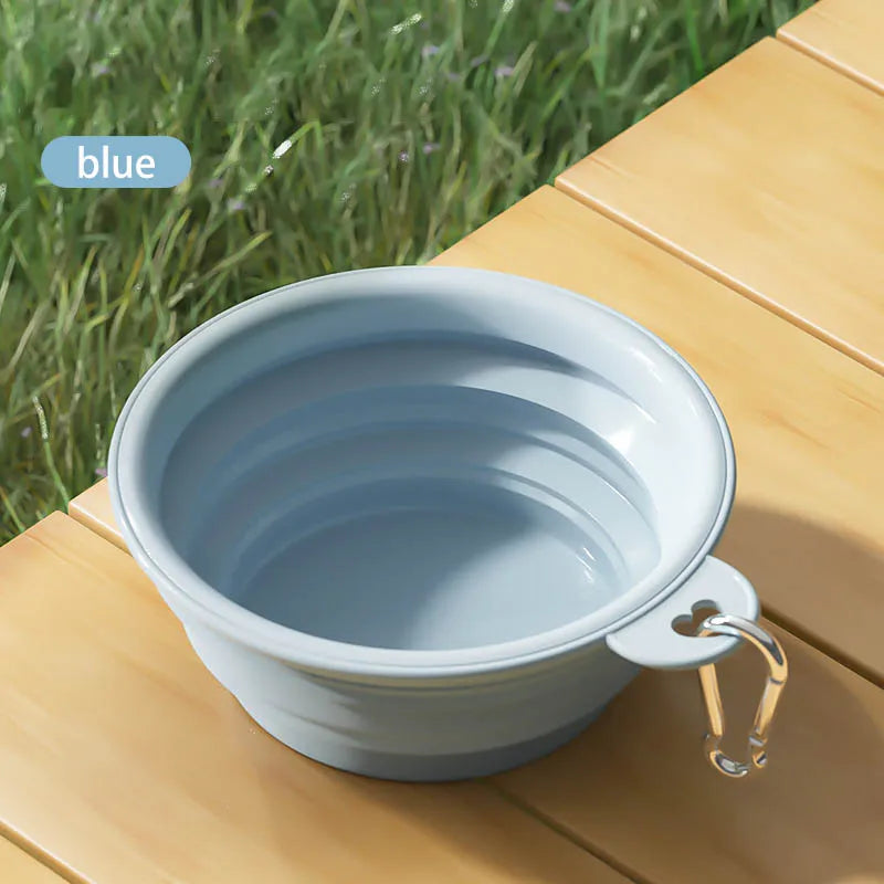 Foldable Silicone Dog Bowl