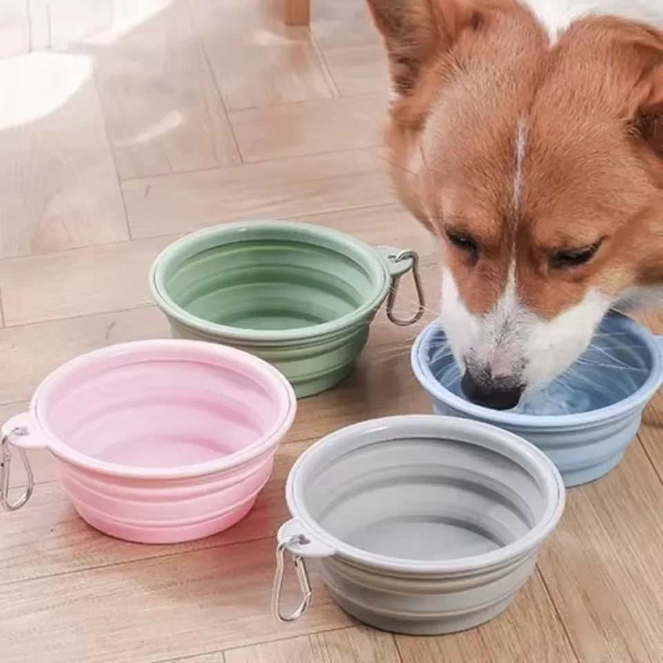Foldable Silicone Dog Bowl